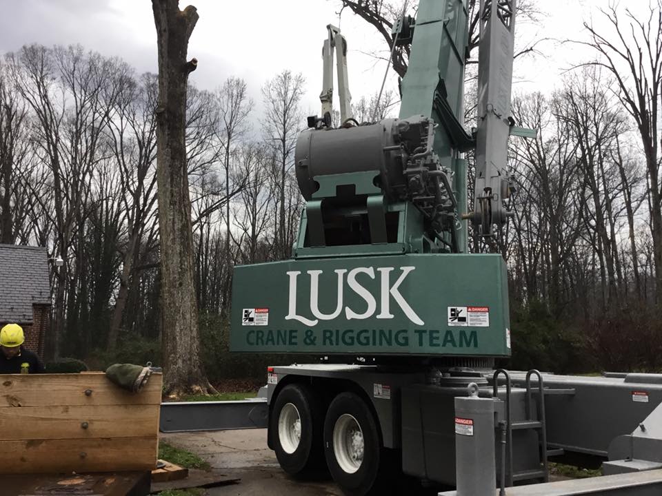 Crane Services near Winston-Salem, North Carolina